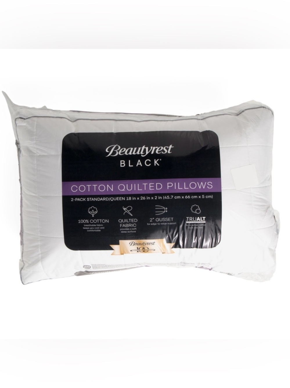 🎉LAST CHANCE🎉BEAUTY REST BLACK
2pk Luxurious Down Alternative Pillows